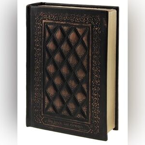 Vintage Embossed Faux Leather Hardcover Journal